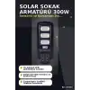 Solar Sokak Armatürü 300W Kumandalı Bahçe Lambası Dış Mekan Aydınlatma BX-316698