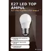 E27 Duy LED Top Ampul 6W 3200K Gün Işığı 540 Lümen Enerji Tasarruflu 1 Adet BX-316700