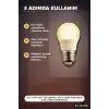 E27 Duy LED Top Ampul 6W 3200K Gün Işığı 540 Lümen Enerji Tasarruflu 1 Adet BX-316700