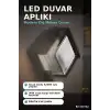 Led Duvar Apligi 15W Gunisigi 3200K IP44 Dekoratif Aydinlatma 16x10 cm BX-316702
