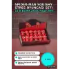 Spider-Man Squishy Stres Oyuncağı 12 Adet Stand Kutu Figür Seti BX-316706
