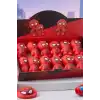 Spider-Man Squishy Stres Oyuncağı 12 Adet Stand Kutu Figür Seti BX-316706