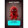 Spider-Man Squishy Stres Oyuncağı 12 Adet Stand Kutu Figür Seti BX-316706