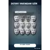 V For Vendetta Maske 12 Adet Plastik Parti Maskesi Lastikli Kostüm Yüz Aksesuarı BX-316708