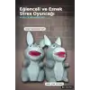 Eşek Squishy Stres Oyuncağı 12 Adet Yumuşak Esnek Sıkılabilir Figür Seti BX-316715