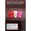 Squishy Hello Kitty Kalp Figürlü Yumuşak Stres Oyuncağı 12 Adet Karışık Renk Seti BX-316716