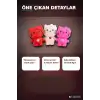 Squishy Hello Kitty Kalp Figürlü Yumuşak Stres Oyuncağı 12 Adet Karışık Renk Seti BX-316716
