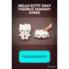 Squishy Hello Kitty Kalp Figürlü Yumuşak Stres Oyuncağı 12 Adet Karışık Renk Seti BX-316716