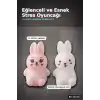 Tavşan Squishy Stres Oyuncağı 11x7 cm - 12 Adet Esnek Sıkılabilir Figür Seti BX-316721