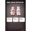 Tavşan Squishy Stres Oyuncağı 11x7 cm - 12 Adet Esnek Sıkılabilir Figür Seti BX-316721