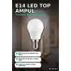 LED Top Ampul E14 İnce Duy 6W 6500K Beyaz Işık 540 Lümen Avize Aplik Ampulü BX-316723