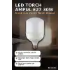 LED Torch Ampul 30W E27 Duy 3200K Gün Işığı 2930 Lümen Güçlü İç Mekan Aydınlatma BX-316724