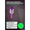 Karaoke Mikrofon Hoparlörlü Kablosuz USB Şarjlı Krom Kaplama 800 mAh 1 Adet BX-316736