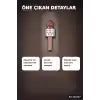 Karaoke Mikrofonlu Hoparlör Bluetooth Şarjlı Rose Gold Eko Ayarlı USB SD BX-316737