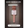 Karaoke Mikrofonlu Hoparlör Bluetooth Şarjlı Rose Gold Eko Ayarlı USB SD BX-316737