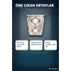 İkili Kare Cam Spot Lamba - GU10 Duy LED Çerçeveli 4000K Kristal Tavan Armatürü, 1 Adet BX-316744