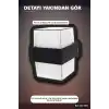 LED Duvar Aplik 12W Gün Işığı 3200K Dış Mekan Bahçe Aydınlatması IP54 1 Adet BX-316748