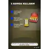 Ramazan LED Işık Kare Kubbe Tasarımlı Pilli Dekoratif Aydınlatma 12 Adet Gold BX-316787