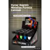 Pürmüz Torch Çakmak Metalize Oynar Başlıklı Ayakta Durabilen 12 cm 12 Adet BX-316791