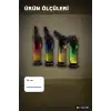 Pürmüz Torch Çakmak Metalize Oynar Başlıklı Ayakta Durabilen 12 cm 12 Adet BX-316791