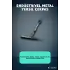 Endüstriyel Metal Yersil Çekpas 55 cm Profesyonel Zemin Temizleyici 12 Adet BX-316793