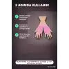 Neon Pembe File Parmaksız Eldiven 11 cm - 80ler 90lar Parti Kostüm Aksesuarı BX-316797