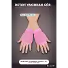 Neon Pembe File Parmaksız Eldiven 11 cm - 80ler 90lar Parti Kostüm Aksesuarı BX-316797