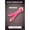 File Parmaksız Eldiven Neon Pembe 26 Cm - Retro 80ler Disco Kostüm Aksesuarı BX-316798