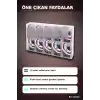Siyah Başörtü İğnesi 1000 Adet, Şeffaf Plastik Saklama Kutulu Eşarp İğne Seti BX-316811