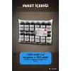 Siyah Lastik Saç Tokası 1200 Adet Paket - Günlük Saç Toplama İçin İnce Lastik BX-316812