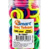 Neon Lastik Saç Tokası 1200 Adet Paket - Renkli Saç Örgü ve Şekillendirme BX-316813