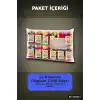 Neon Lastik Saç Tokası 1200 Adet Paket - Renkli Saç Örgü ve Şekillendirme BX-316813