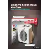 Fanlı Isıtıcı 2000W Turbo Sıcak Soğuk 3 Kademeli Hız Ayarlı Ortam Isıtıcısı BX-316827