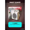 Fanlı Isıtıcı 2000W Turbo Sıcak Soğuk 3 Kademeli Hız Ayarlı Ortam Isıtıcısı BX-316827