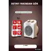 Fanlı Isıtıcı 2000W Turbo Sıcak Soğuk 3 Kademeli Hız Ayarlı Ortam Isıtıcısı BX-316827