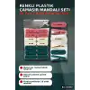 Plastik Çamaşır Mandalı 16 Adet - Renkli Kabartma Desenli Kurutma Mandalı BX-316850