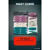 Plastik Çamaşır Mandalı Kabartma Desenli Renkli Çamaşır İpi Mandalı 16 Adet BX-316851