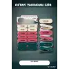 Plastik Çamaşır Mandalı 16 Adet - Kabartma Desenli Renkli Çamaşır Mandalı BX-316852