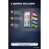 Silikon Ağızlı Şeffaf Plastik Mandal Seti, Bas Aç Pratik Çamaşır Mandalı 10 Adet BX-316853