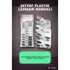 Silikon Ağızlı Şeffaf Plastik Çamaşır Mandalı - Bas Aç Mekanizmalı Renkli Mandal BX-316854