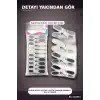 Silikon Ağızlı Şeffaf Plastik Çamaşır Mandalı - Bas Aç Mekanizmalı Renkli Mandal BX-316854