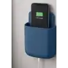 Telefon Ve Kumanda Tutucu Duvar Organizeri, Matkapsız Yapışkanlı Eşya Düzenleyici Kutu BX-316855