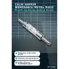 Çelik Hamur Merdanesi Metal Rulo 45 cm - 25 cm Gövde Ve Çift Saplı Mutfak Gereci BX-316866