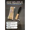 Ayak Ve Topuk Törpüsü Ahşap Saplı Pedikür Bakım Aleti - 12 Adet Set BX-316875