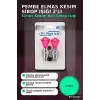 Bisiklet Sibop Işığı Pembe Elmas Kesim Prizma Model Hareket Sensörlü Pilli 2 Adet BX-316887
