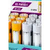 Pilli El Feneri 2in1 Plastik Gövdeli Renkli Aydınlatma Lambası 12 Adet BX-316888