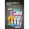 Pilli El Feneri 2in1 Plastik Gövdeli Renkli Aydınlatma Lambası 12 Adet BX-316888