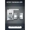 Menteşe Tamir Sacı Plakası Mobilya Dolap Kapağı Onarım Plaketi, 2 Adet BX-316905