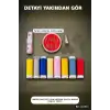 Çantalı Dikiş Seti İplik Mezura Tekstil Makası İğne ve Yüzük Tamir Kiti BX-316943