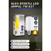 Alev Efektli LED Ampul 7W E27 Duy 560 Lümen IP20 Koruma Dekoratif Lamba BX-316947